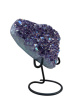 K084 Amethist Aura Hart - 9,5 cm