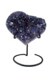 K093 Amethist Aura Hart - 12,5 cm