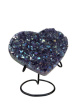 K096 Amethist Aura Hart - 11,5 cm