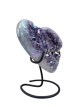 K102 Amethist Aura Hart - 12 cm