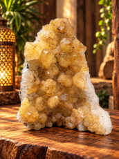 K223 Citrien geode – H 19,5 cm