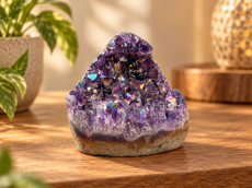 K241 Amethist Aura Cluster - 6 cm