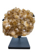 K345 Citrien cluster op voet – H 30 cm