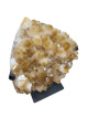 K345 Citrien cluster op voet – H 30 cm