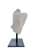 K600 Bergkristal op metalen voet – 11,5 cm