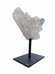 K633 Bergkristal op metalen voet – 11,5 cm