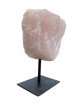 K649 Rozenkwarts op metalen voet – 14,5 cm