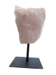 K649 Rozenkwarts op metalen voet – 14,5 cm