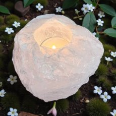 KARO Rozenkwarts - Theelichthouder