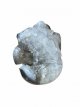 Kristallen schedel Agaat geode  9,5x6x7cm