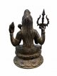 zittende Shiva met drietand (trishula)