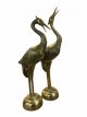 set van twee kraanvogels
