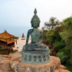 KR227 Zittende Thaise Boeddha