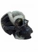 KR264 Kristallen Schedel - Agaat geode - 14 x 12 x 18.5cm