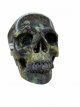 KR266 Kristallen Schedel - African Green stone - 14 x 11.5 x 17cm