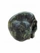 KR266 Kristallen Schedel - African Green stone - 14 x 11.5 x 17cm