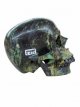 KR266 Kristallen Schedel - African Green stone - 14 x 11.5 x 17cm