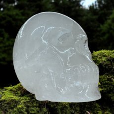 KR270 Crâne de Cristal - Bergkristal - 13 x 10 x 15cm
