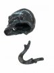 KR271 Kristallen Schedel -Fossiel steen hol jawless - 16 x 13.5 x 19.5 cm