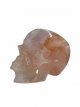 KR272 Kristallen Schedel - Rozenkwarts - 11.5 x 10 x 15 cm