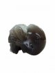KR282 Kristallen Schedel - Agaat geode - 7.5 x 6.5 x 9.5 cm