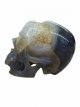 KR283 Kristallen Schedel - Agaat geode - 11.5 x 10.5 x 15 cm