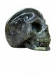 KR285 Kristallen Schedel - Labradoriet - 8.5 x 7.5 x 10.5 cm