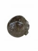 KR288 Kristallen Schedel - Rookkwarts - 11 x 8.5 x 14 cm
