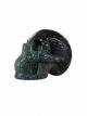 KR297 Kristallen Schedel - Drakenbloed steen - 6 x 5 x 7 cm