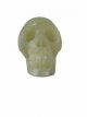 KR298 Kristallen Schedel - Groene Jade - 6 x 4.5 x 7 cm