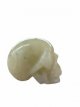 KR298 Kristallen Schedel - Groene Jade - 6 x 4.5 x 7 cm