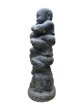 MO09 Zittende monniken horen, zien en zwijgen 110cm