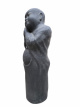 MO27 Relax monnik in steen – 80 cm
