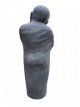 MO27 Relax monnik in steen – 80 cm
