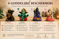 NEP01 Hindu box met Ganesha, Shiva, Lakshmi en Hanuman