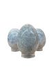 P791 Blauwe calciet ei – 7,5 cm