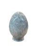 P791 Blauwe calciet ei – 7,5 cm