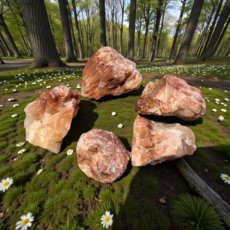 RUW-CalcietRood Calcite - 7cm