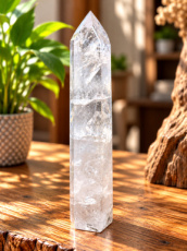 T77 Bergkristal Toren - 34,5 cm – 7 cm