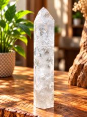 T80 Bergkristal Toren - 34,5 cm – 7 cm