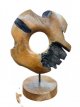 TEDO40 Decoratieve teakwortel donut 40cm