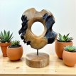 TEDO40 Decoratieve teakwortel donut 40cm