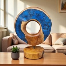 TEDO45 Donut Wanddecoratie van Teakhout