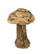 TEMU80 Paddenstoel Decoratie in Massief Teakhout 80cm