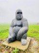 Zittende gorilla 80cm