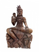 VPO07 Shiva met cobra in suarhout – 80 cm