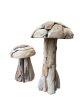 VPO17 Set paddenstoelen in hout 80 en 50cm