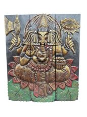 VPO24 Ganesha-muurplaat van 58,5 × 50 cm