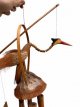 Bamboo vogel op noot windbel