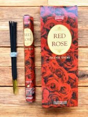 WI04 Rode Roos - rozen Wierook – Romantiek & Warmte 